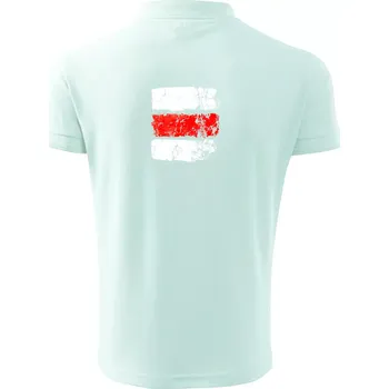 Pánská košile Turistická značka - červená - Polokošile pánská Pique Polo 203 - XL ( Frost )