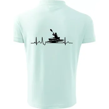 Pánská košile EKG kajak - Polokošile pánská Pique Polo 203 - 5XL ( Frost )