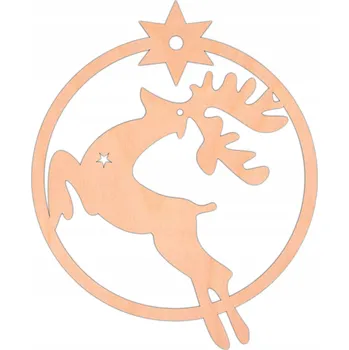 Vánoční dekorace Prolamovaná Vánoční Koule , Vánoční Baňky ve tvaru sob 10 cm 1 ks