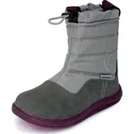Dětské zimní barefoot boty s membránou Bugga RUBA Grey B00197-09 - 33
