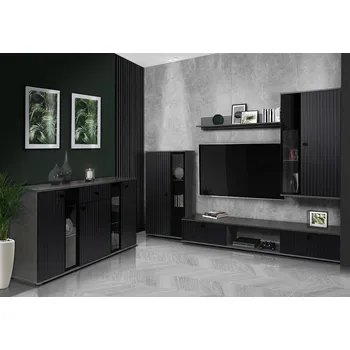 Obývací stěna Obývací stěna SALSA barva černá/matera
