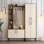 Viyana DA předsíňová sestava, ořech / krémová