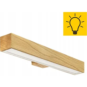 Nástěnné svítidlo LED nástěnné svítidlo Wood hnědé, integrovaný LED zdroj 18 W