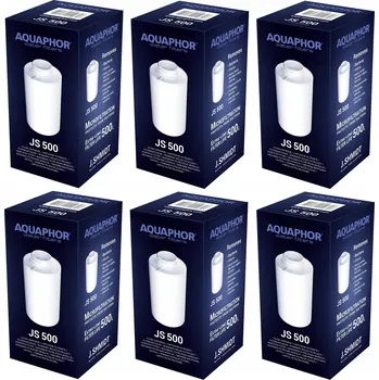 vodní filtr Aquaphor JS 500 6 ks filtrační vložky, 500L, pro filtrační konvici J.SHMIDT