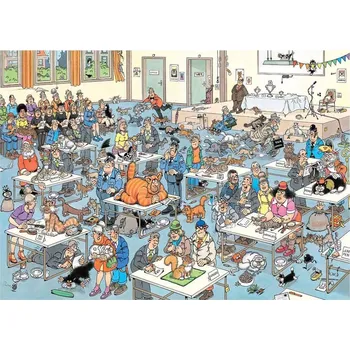 Puzzle Puzzle JUMBO Jan van Haasteren – Kočičí přehlídka 1000 dílků