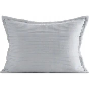 Povlak na polštářek Dekorační povlak na polštář 50x70 stříbrný, prošívaná z matné látky