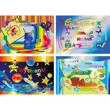 Sešit Barevný papír A5 Protos 8 listů 1 g/m2