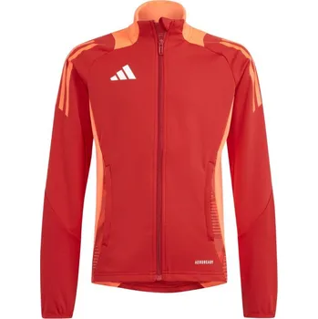 Dívčí oblečení Dětská mikina adidas Tiro 24 Competition Training červeno-oranžová IR5500 152CM