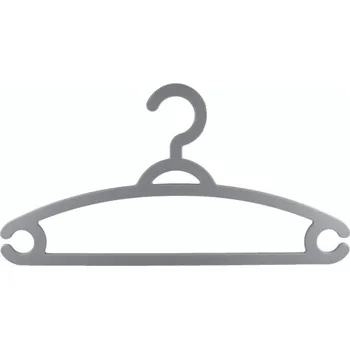 Ramínko Šatní ramínko plastový Jotta odstíny šedé