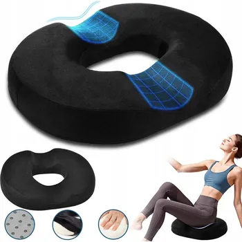 Polštář Ortopedický polštář z paměťové pěny, ergonomický, do kanceláře, domů i do auta
