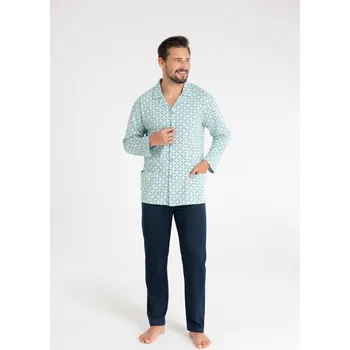 Pánské pyžamo PÁNSKÉ PYŽAMO 486 BIG J/25 zelená 3xl
