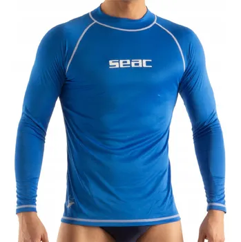 Pánské tričko Pánské UV tričko rashguard SEAC T-SUN modré s dlouhým rukávem S