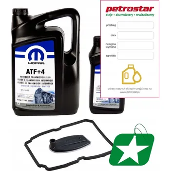 Motorový olej Olej MOPAR ATF+4 6L + FILTR 58845 CHRYSLER JEEP NAG1 (převodovka MERCEDES)