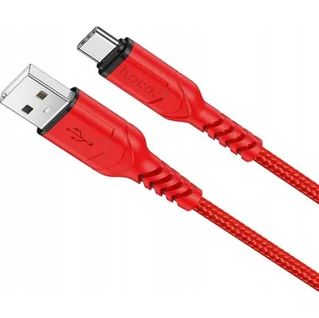 Datový kabel Kabel Hoco USB - USB typ C 1 m červený