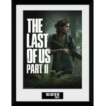 Obraz Plakát Nástěnná malba - The Last Of Us Part II - Klíčový artwork v rámu 30 x 40 cm