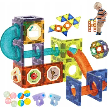 ostatní stavebnice STAVEBNICE STAVEBNICE SVÍTÍCÍ VELKÉ PANELY KULODROM DRÁHA 75 DÍLKŮ