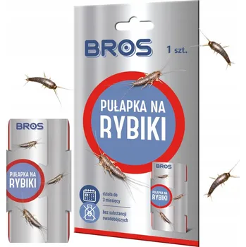 BROS PUŁAPKA NA RYBIKI CUKROWE SREBRZYKI LEP BEZ CHEMIE, LÁKÁ AŽ 3 MĚSÍCE
