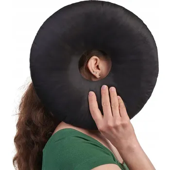 Polštář POLŠTÁŘ S OTVOREM NA UCHO, KRUH PRO SPANÍ NA BOKU