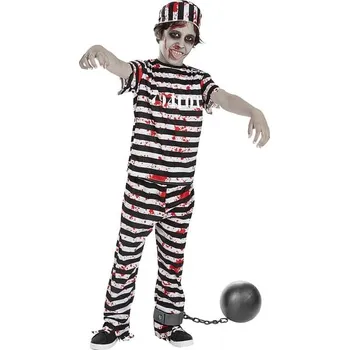 Karnevalový kostým Funiglobal - Dětský kostým zombie vězně s koulí - 3-4 years