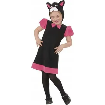 Karnevalový kostým KOSTÝM KOČKA S ČEPICÍ A MAŠLÍ VELIKOST 104