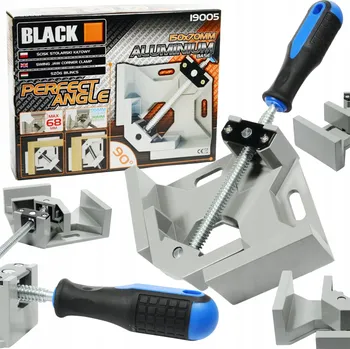 Truhlářská svěrka Úhlová truhlářská svěrka 150 x 70 mm black premium 19005