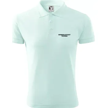 Pánská košile Kriminalistický technik - Polokošile pánská Pique Polo 203 - 4XL ( Frost )
