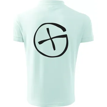 Pánská košile Geocachka - Polokošile pánská Pique Polo 203 - 4XL ( Frost )