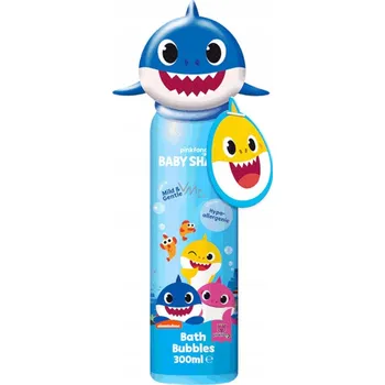 Koupelová pěna Baby Shark pěna do koupele + hračka modrá 300 ml