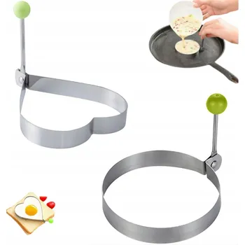 Forma na pečení Forma na volská oka, lívance - srdce, kruh TSG-111