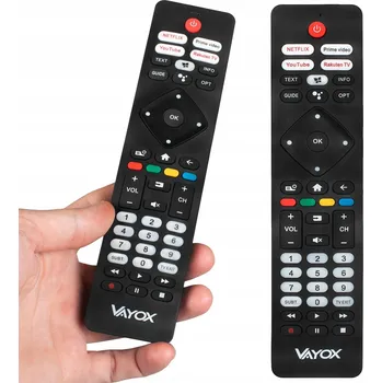Dálkový Ovladač Vayox Univerzální dálkový ovladač Dálkový Ovladač do TV PHILIPS uniwersalny VA0269 VA0269 černý