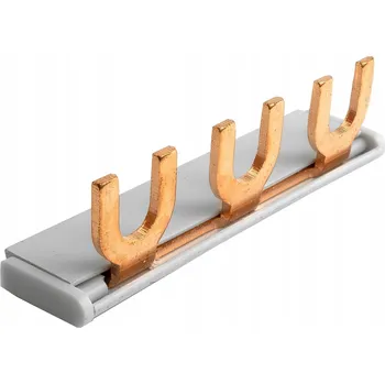 Jistič Propojovací lišta hřebenová PS/G 1-fázová 3-modulová 10mm2 63A Doktorvolt