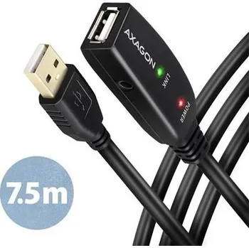Datový kabel AXAGON ADR-207, USB 2.0 A-M -> A-F aktivní prodlužovací / repeater kabel, 7.5m