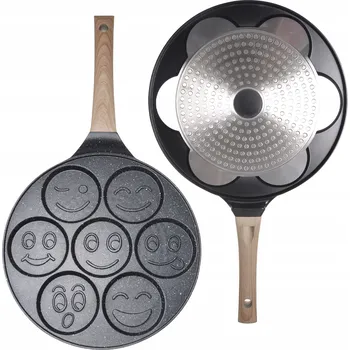 Pánev Pánev na vejce a lívance KAMILLE 26 cm s mramorovým povrchem