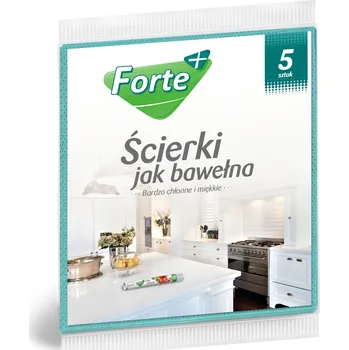 Utěrka Hadry / Utěrky utěrka Jako Bavlna 5 ks FORTE+ Savé a Měkké