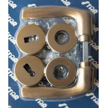 Dveřní kování Klika ke dveřím interiérová M.A.T. GROUP Štítek kulatý, Štítek s otvorem pro klíč