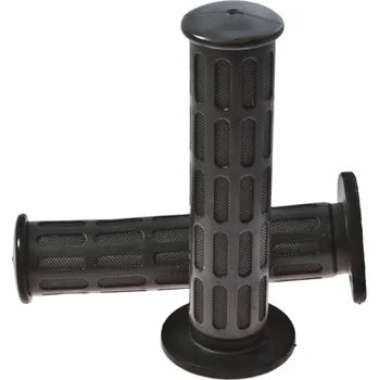 DOMINO MANŽETY (GRIPY) ROAD HONDA STYLE (22+25MM, DÉLKA 134MM) BEZ OTVORU PRO PLYN