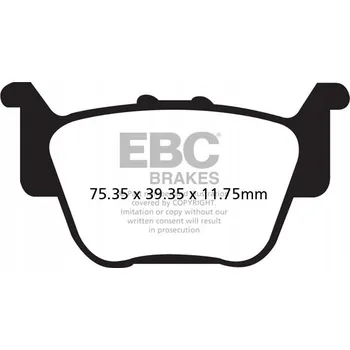 Brzdová destička Brzdové destičky EBC FA373R