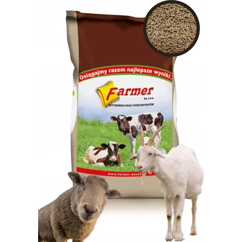 Krmivo pro hospodářské zvíře Krmivo pro kozy a ovce Farmer - kompletní Krmivo 25 kg