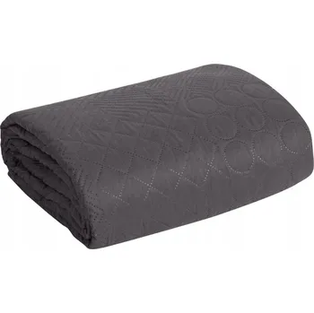 Přehoz na lůžko Přehoz na postel Eurofirany polyester 220 cm x 240 cm šedý