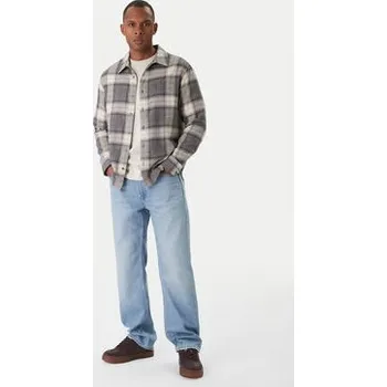 Pánská košile Calvin Klein Jeans Košile Easy LV04RD105G Béžová Regular Fit XXL