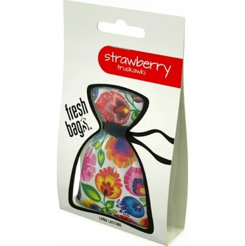 Vůně do auta Folklórní Osvěžovač Vzduchu Jahoda Fresh Bag