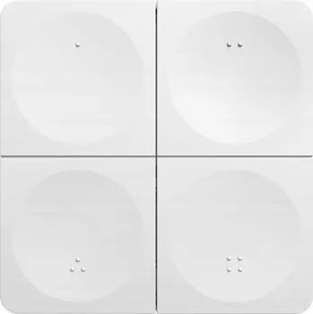 MiBoxer K4 - Nástěnný 4 tlačítkový / zónový ovladač pro MONO LED osvětlení, RF 2,4Ghz, bílý