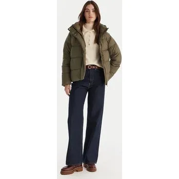 Dámská bunda Tommy Hilfiger Vatovaná bunda WW0WW45739 Zelená Regular Fit XXS