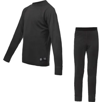 Dětské termoprádlo Dětský funkční set Sensor MERINO ACTIVE SET 130 Černá
