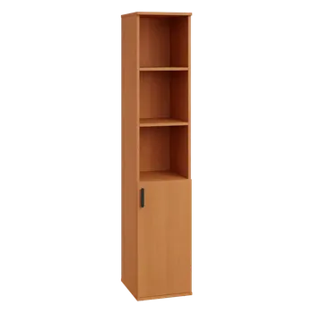 Šatní skříň LN 5 - 3DN kancelářská skříň, 1-dveřová/nika, pravá, 1822x360x400, buk Royal