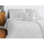 DADKA VRACOV Povlečení damašek Jiřiny bílé 140x200, 70x90 cm