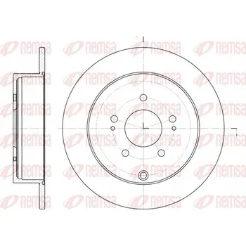 Brzdový kotouč Brzdový kotouč Remsa 6997.00