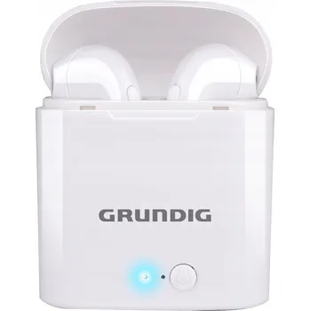 Sluchátka Bezdrátová sluchátka do uší Bluetooth Grundig TWS41 s mikrofonem, bílá