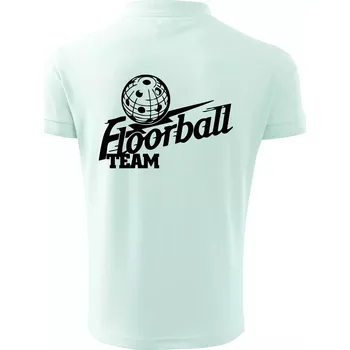 Pánská košile Florbal team - Polokošile pánská Pique Polo 203 - 3XL ( Frost )