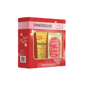 Sprchový gel Treaclemoon sada: Rouge Love story sprchový gel, 500 ml + Brazilian Love peeling, 250 ml